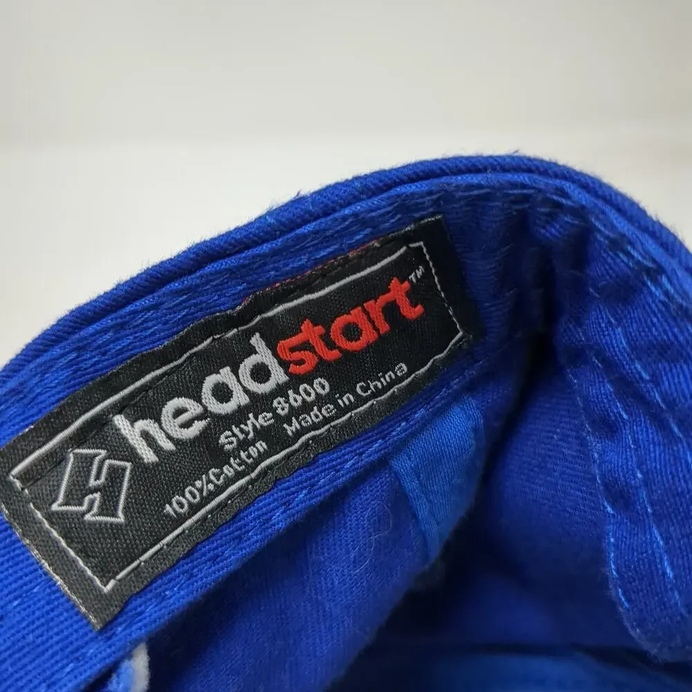 HeadStart Snapback Hat Blue One Size NYC City Skyline Horse Embroidered Patch